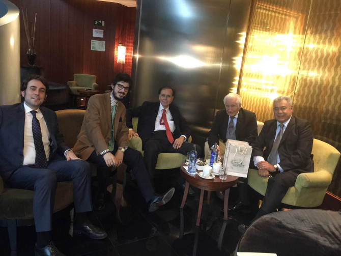 Meeting in Madrid.